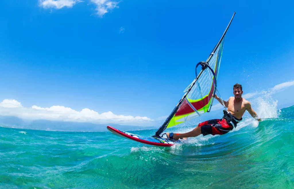 Windrurf and kitesurf in corralejo